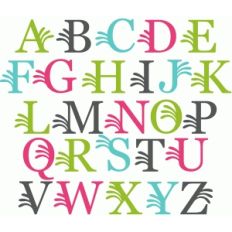 triple swish alphabet set