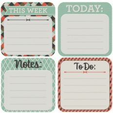 journaling cards set