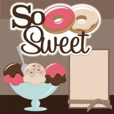 so sweet 12x12 scrapbook page kit