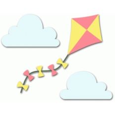 kite and clouds