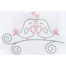 love birds embroidery pattern