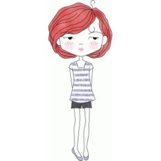 girl watercolor