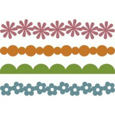 4 spring and flower borders