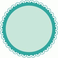 bg lace circle frame