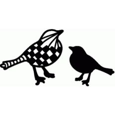 zendoodle and silhouette birds