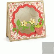 3d stand up card: strawberry