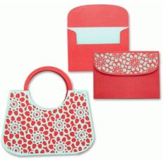 purse card/envelope set floral lace