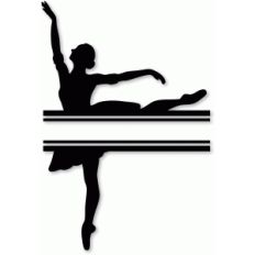 split ballet wall art