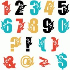 leafy numerals and extras