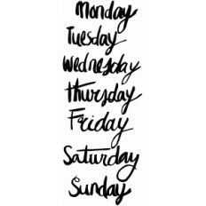 days of the week