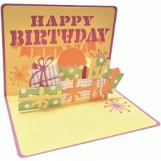 birthday pop up card