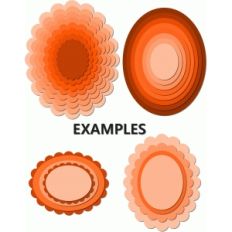 scallop ovals w inside ovals nested