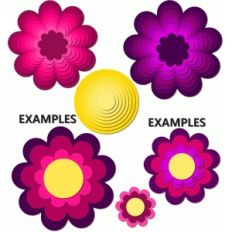 double layered flowers w insides nested