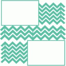 chevron page mat