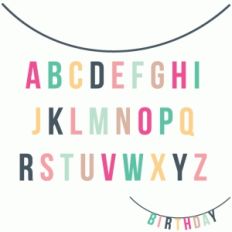build a word banner set