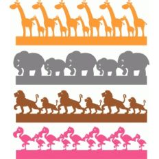 safari borders set