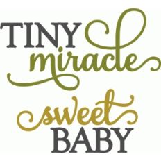 baby layered sentiment set