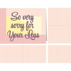 sympathy - so sorry