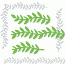 seamless repeat vine border set