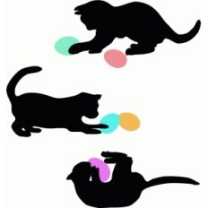 easter cats