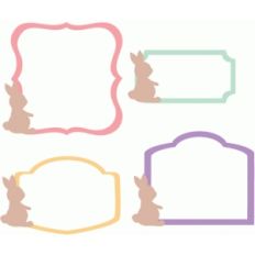 easter bunny labels