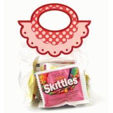 treat bag topper: scalloped purse