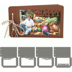 4 - 4x6 mini album pages set