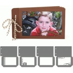 4 - 4x6 mini album pages set