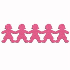 paper doll border girls
