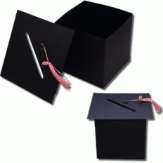 3d graduation hat card box