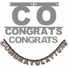 congratulation banner
