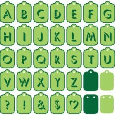 edge effect alphabet tags