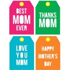 mother's day gift tags
