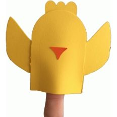 chick finger puppet