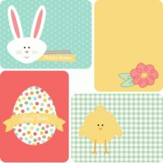 easter 3x4 journaling cards