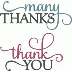 thank you layered sentiments