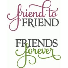 friends forever layered sentiments