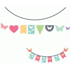 build a butterfly banner
