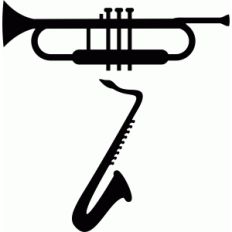 trumpet and saxophone