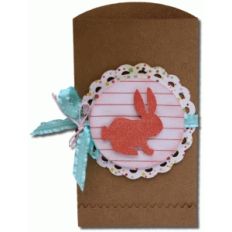 3d bunny envelope bag