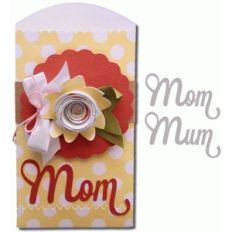 3d mom/mum envelope bag