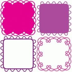 rounded fancy notecards