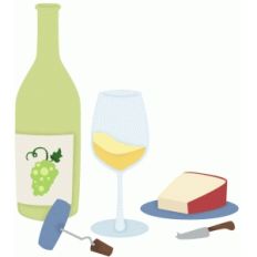 wine and cheese