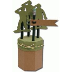 3d army pencil holder gift