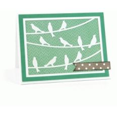 a2 birds on a wire card