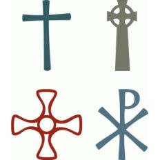 crosses - set of four