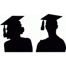 graduation silhouettes