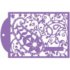 lace paisley tag