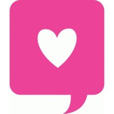 heart speech bubble