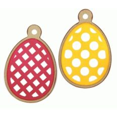 2 easter egg tags